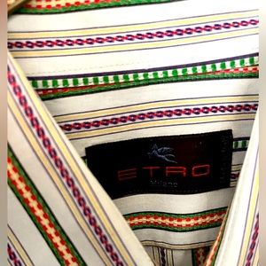 Beautiful Multi-Colored ETRO Man’s Shirt!